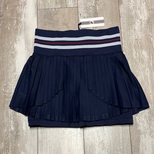 Fila Navy Blue Pleated Skirt